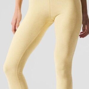 ALO Yoga Soft Yellow Leggings